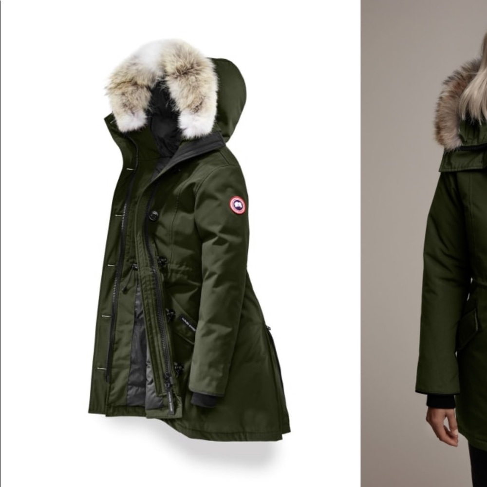 Canada Goose military green parka size medium